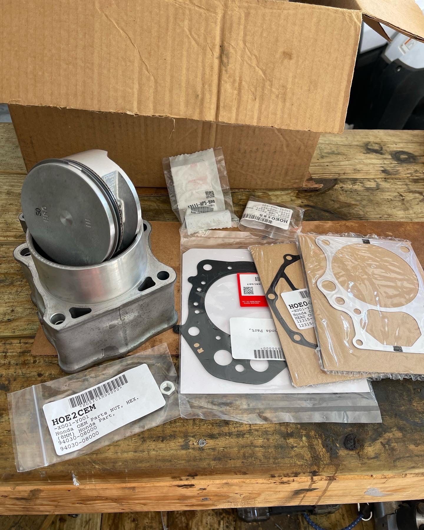 Honda Rancher 420 OEM top end kit. – Murder Creek Motorsports