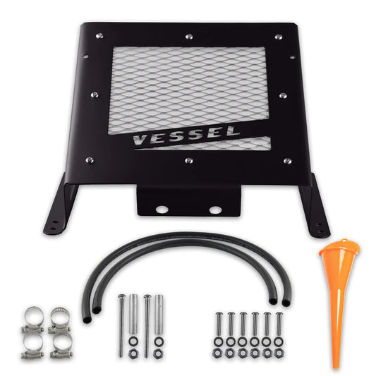 Vessel Powersports low profile radiator relocation kit.